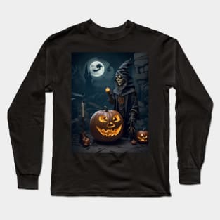 halloween pumpkin Long Sleeve T-Shirt